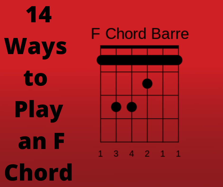 F Chord and F Chord Variations on Guitar